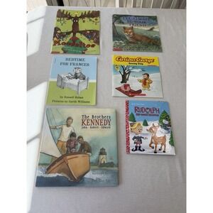 Kids Book Lot 6 Scholastic Curious George Frances Rudolph Brothers Kennedy